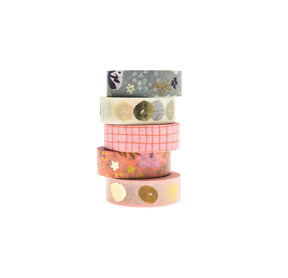 Washi Tape CRAFTED NATURE  | 5 Stk. Rico Design