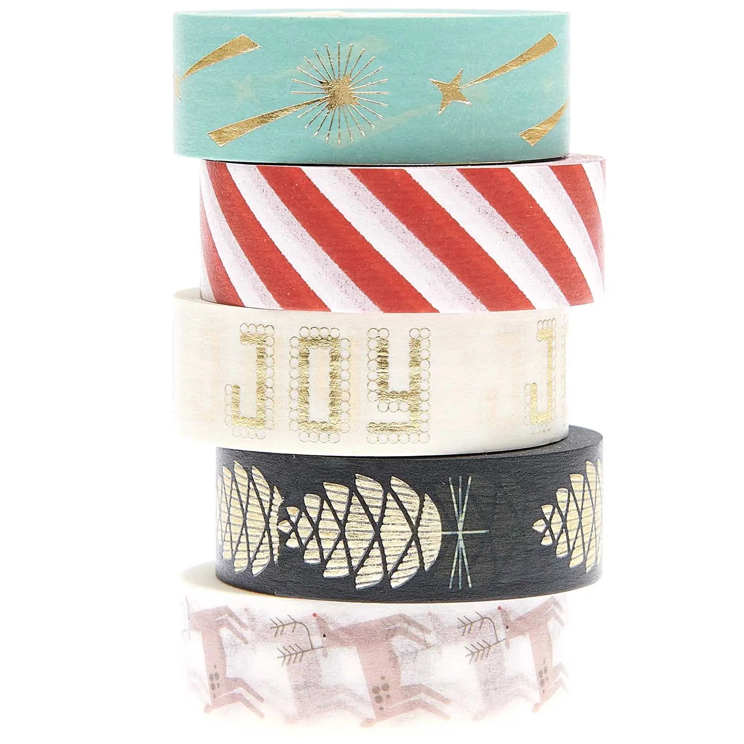 Washi Tape JOY | 5 Stk. - Feder&Konfetti Store