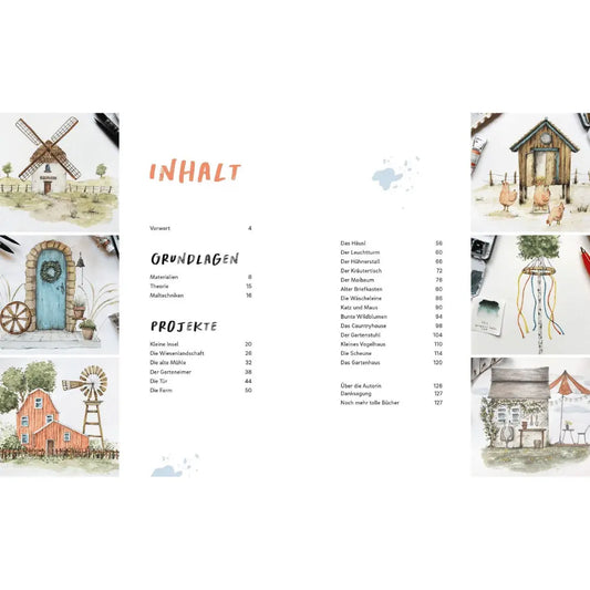 Watercolor Countryside EMF Verlag