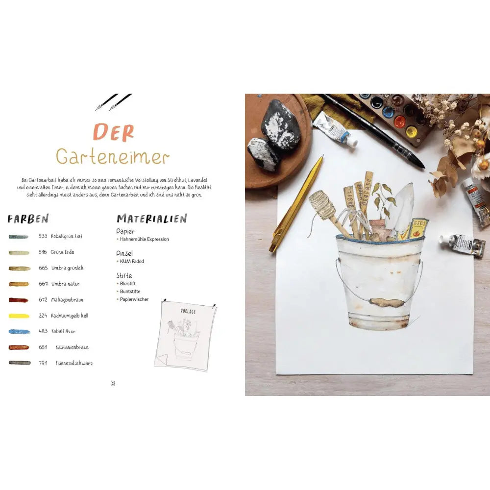 Watercolor Countryside EMF Verlag