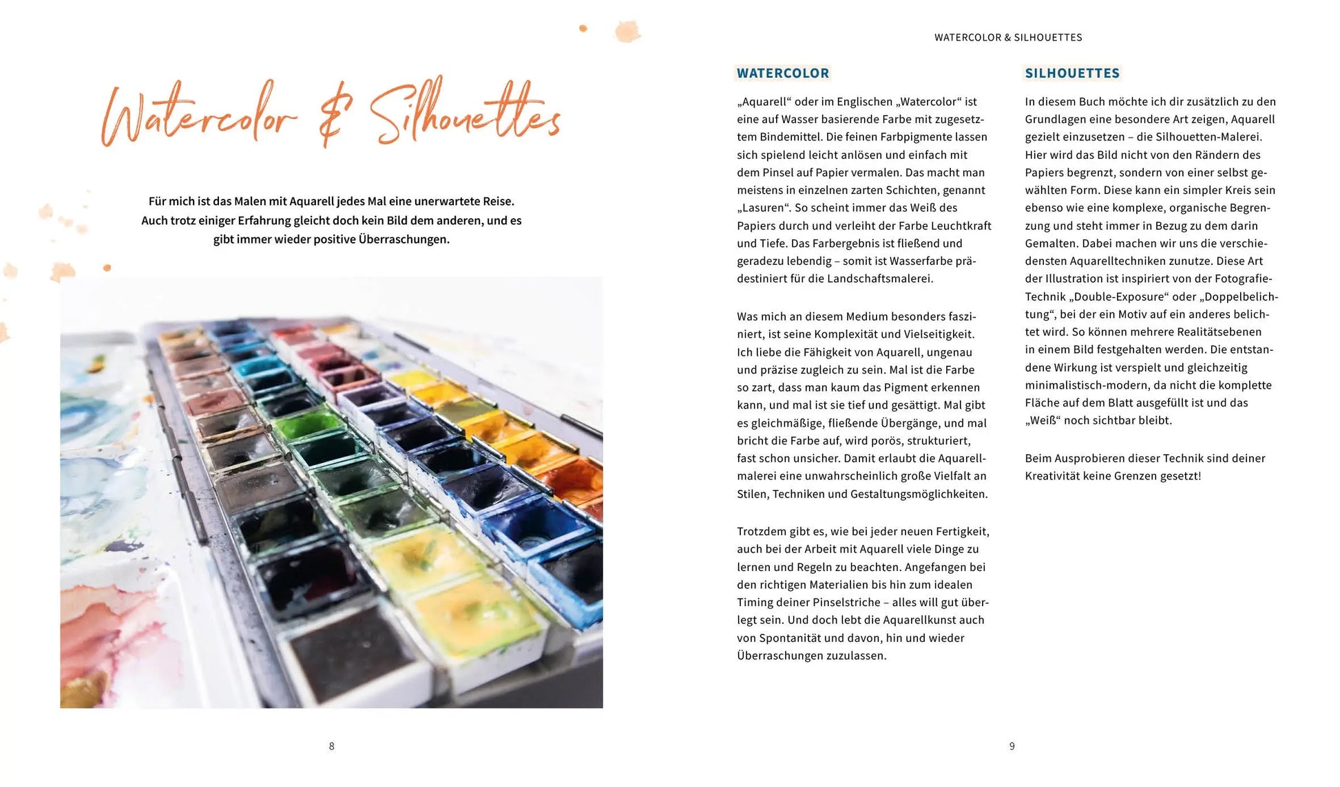 Watercolor Silhouettes - Feder&Konfetti