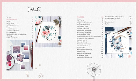 Watercolor – Fabelhafte Blütenwelten EMF Verlag