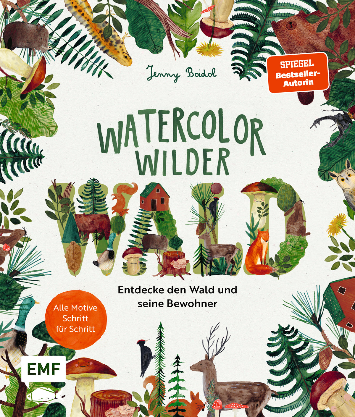 Watercolor Wilder Wald | EMF | Kreativbuch