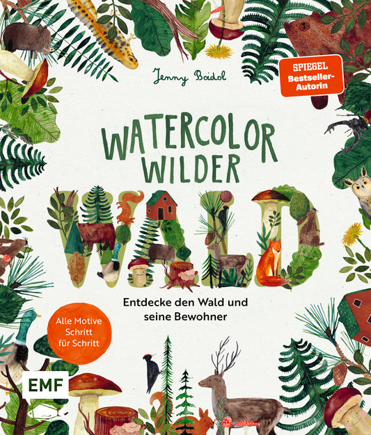 Watercolor Wilder Wald | EMF | Kreativbuch