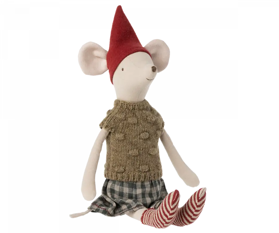 Weihnachtsmaus Medium MÄDCHEN - Feder&Konfetti Store
