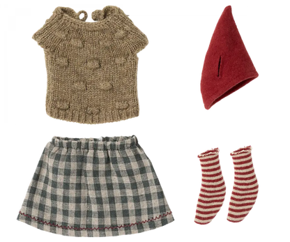 Weihnachtsmaus Medium MÄDCHEN - Feder&Konfetti Store