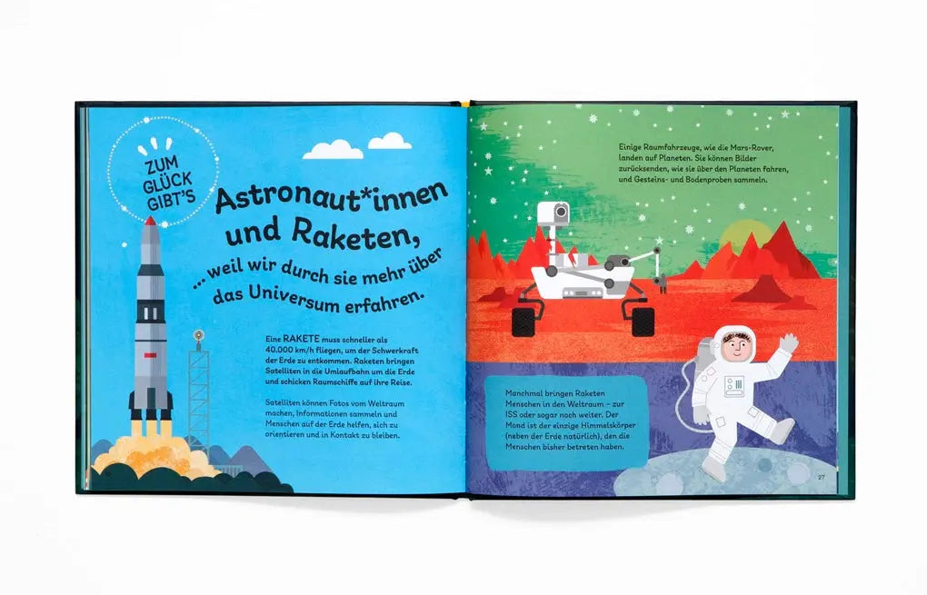 Zum Glück gibt's Sterne und den Mond - Feder&Konfetti