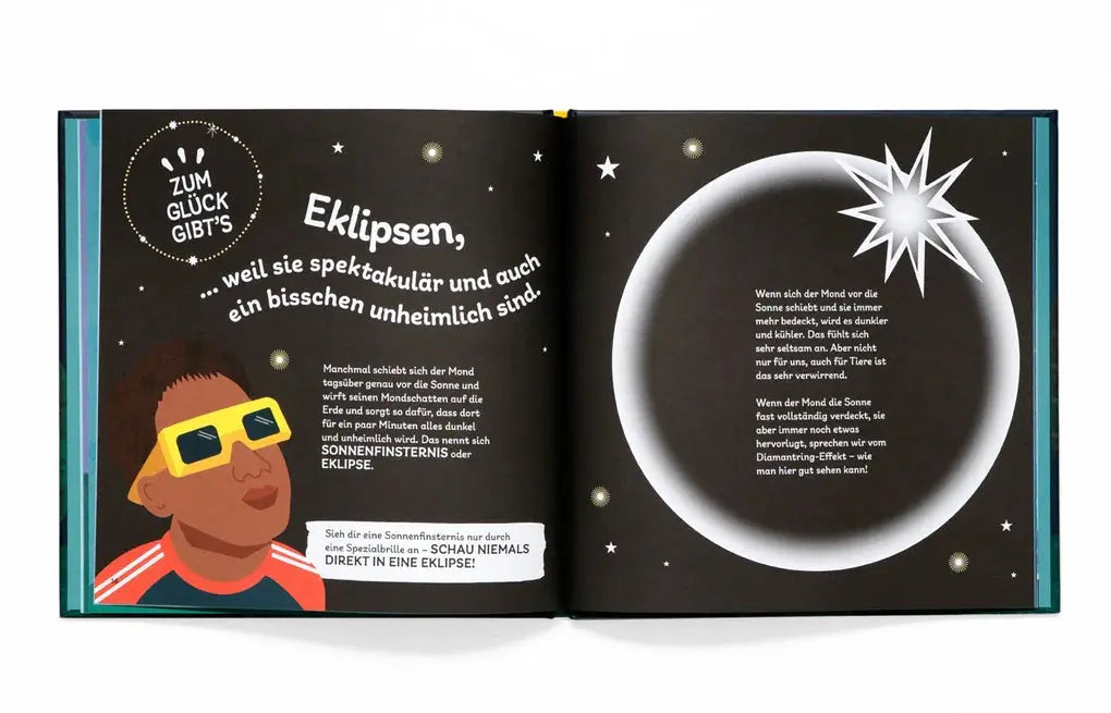 Zum Glück gibt's Sterne und den Mond - Feder&Konfetti