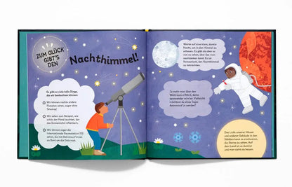 Zum Glück gibt's Sterne und den Mond - Feder&Konfetti