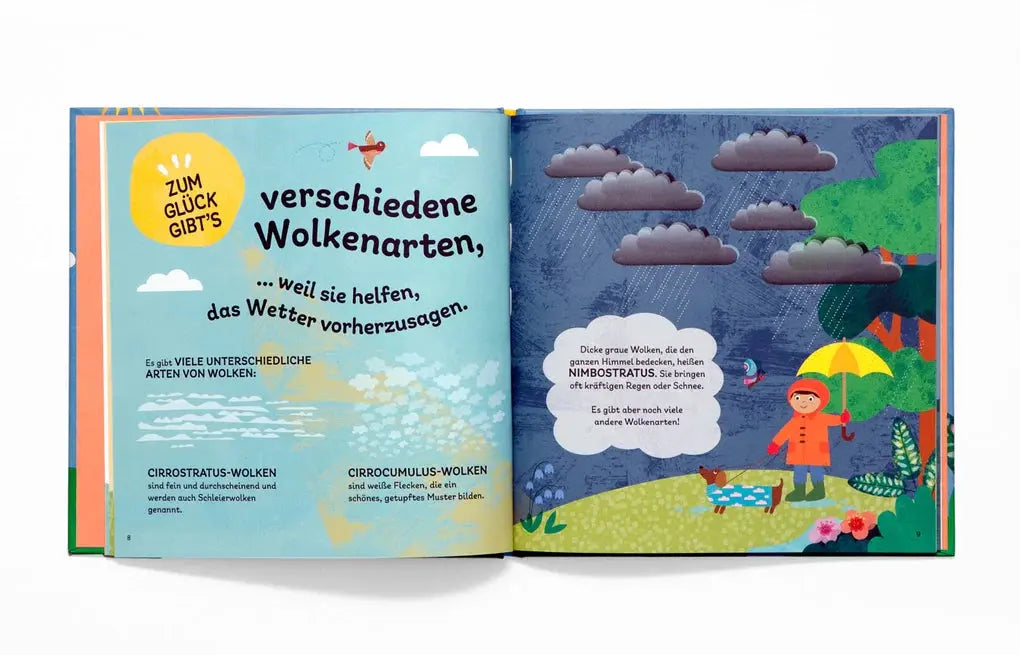 Zum Glück gibt's Wolken und Regen - Feder&Konfetti