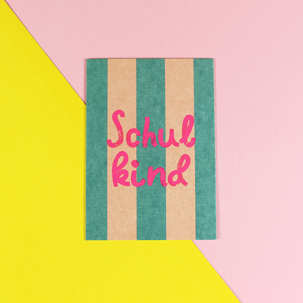 Schulkind | ava&yves | Postkarte | 5 Varianten