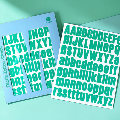 Matte Letter Sticker | ava&yves | Bastelbedarf | 4 Farben