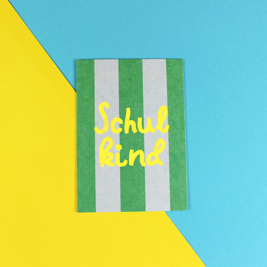 Schulkind | ava&yves | Postkarte | 5 Varianten