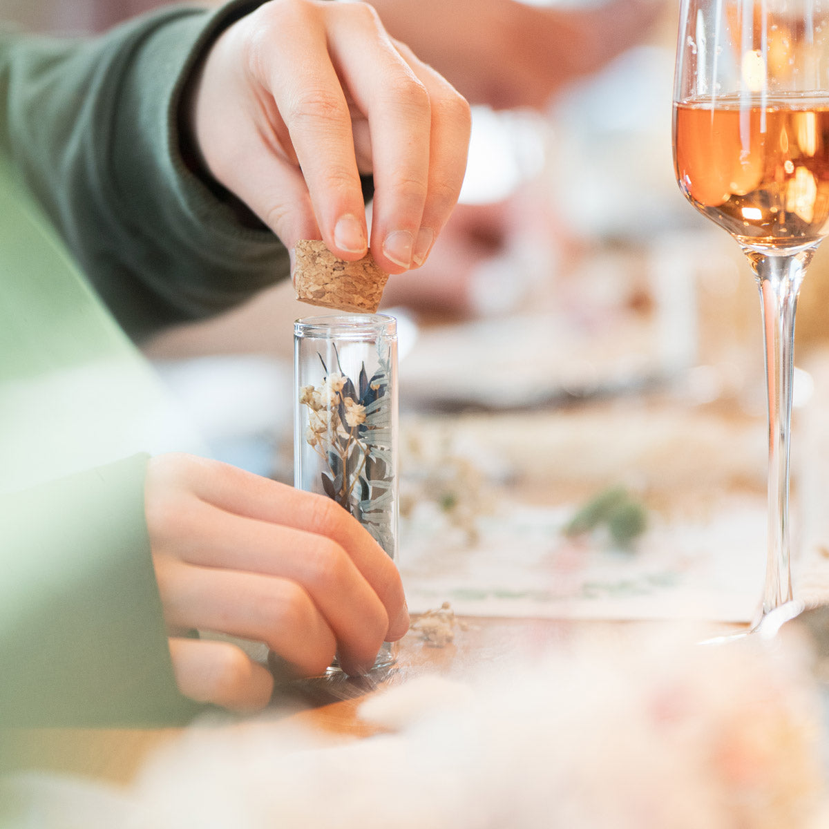 Willkommen, kleines Wunder – Babyparty Haarkranz-Workshop