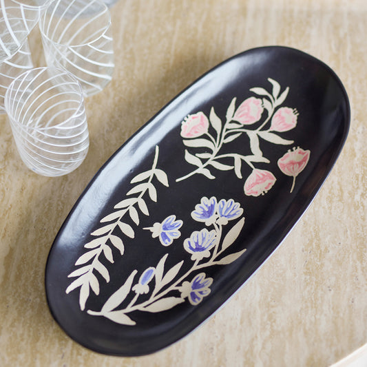 Amberly | Bloomingville | Servierplatte aus Steingut