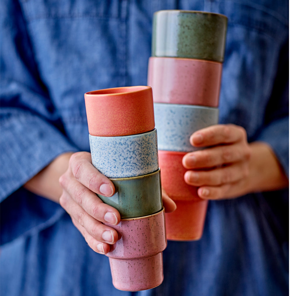 Ewan | Bloomingville | Espressotasse aus Steingut | 8 Farben