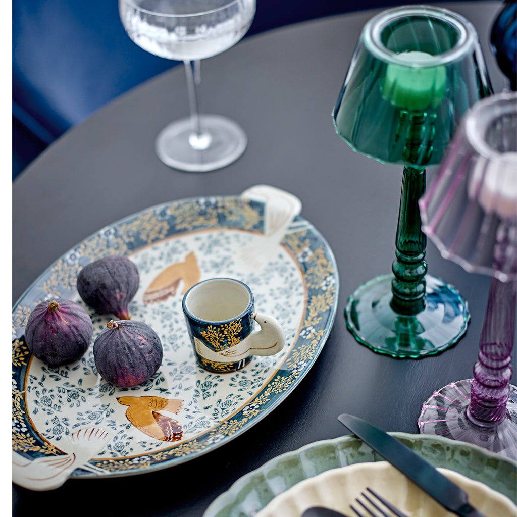 Hezha | Bloomingville | Servierplatte aus Steingut