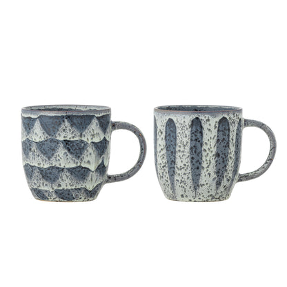 Ramie | Bloomingville | Becher aus Steingut | 2 Varianten
