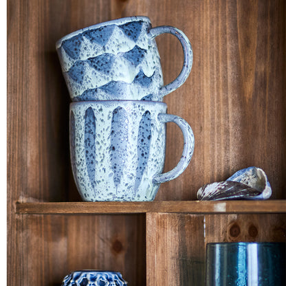 Ramie | Bloomingville | Becher aus Steingut | 2 Varianten