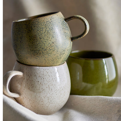 Addison | Bloomingville | Becher aus Steingut | 3 Farben