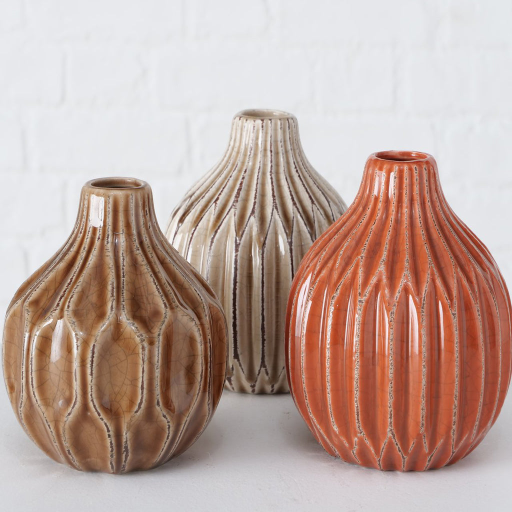 Lenja Crackle | BOLTZE | Vase | 3 Varianten