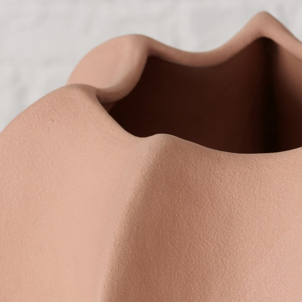 Nima | Vase aus Steingut | 2 Farben