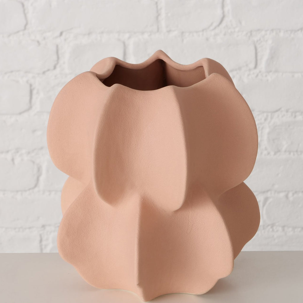 Nima | Vase aus Steingut | 2 Farben