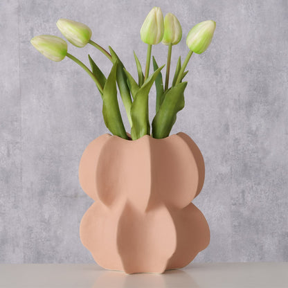 Nima | Vase aus Steingut | 2 Farben
