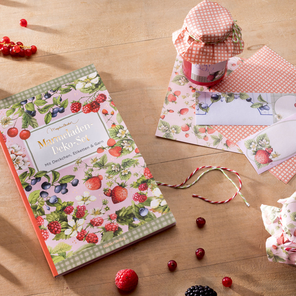 Marmeladen Deko-Set Cottage Garden | Hölker Verlag | Papeterie