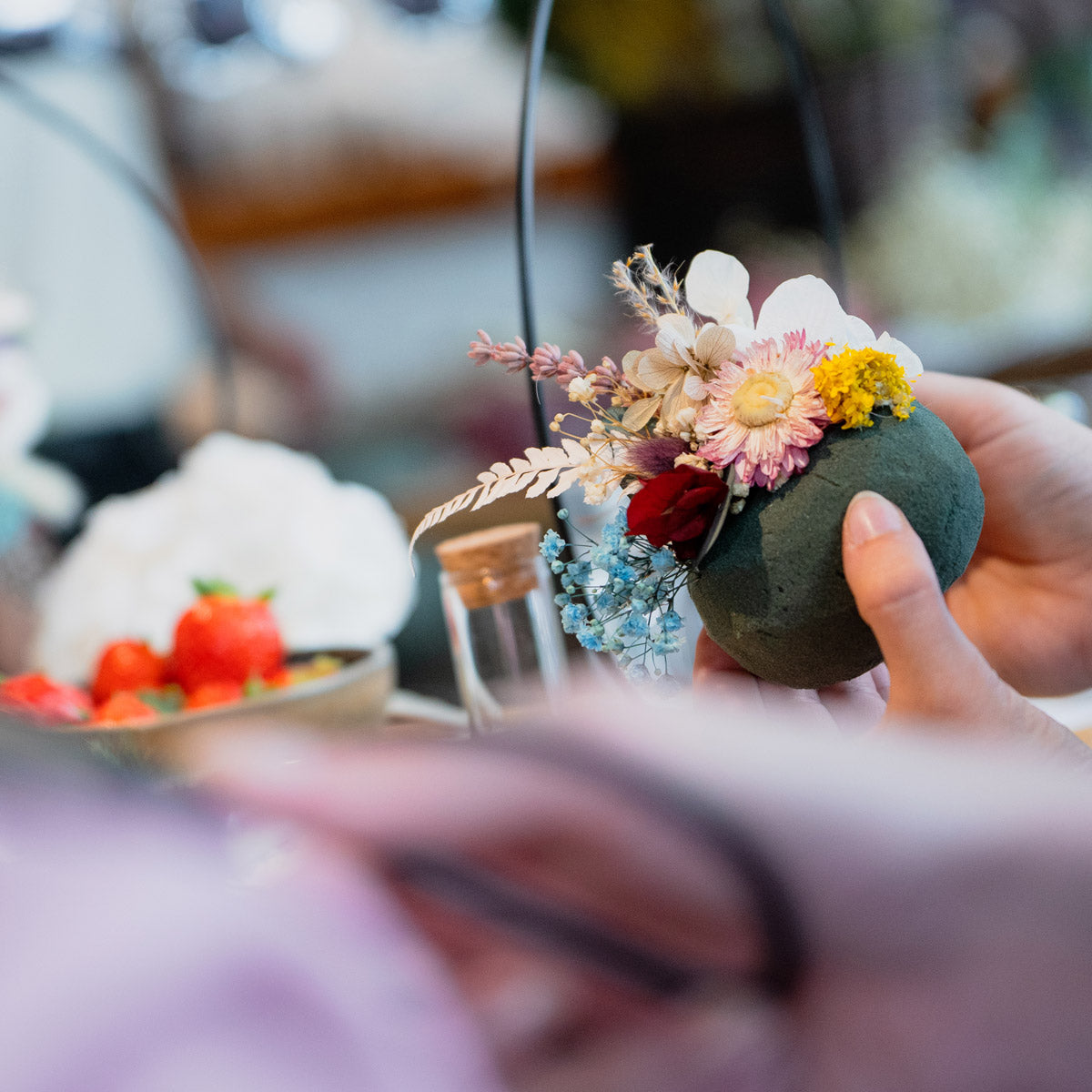 haba zelt blumenkranz DIY-Haarkranz zum JGA in Oberwiesenthal I Feder&Konfetti
