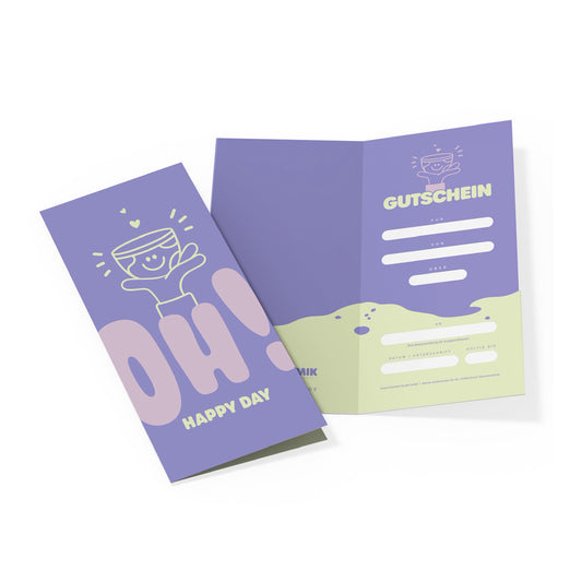 Dein OH! Keramik Wertgutschein | per Post