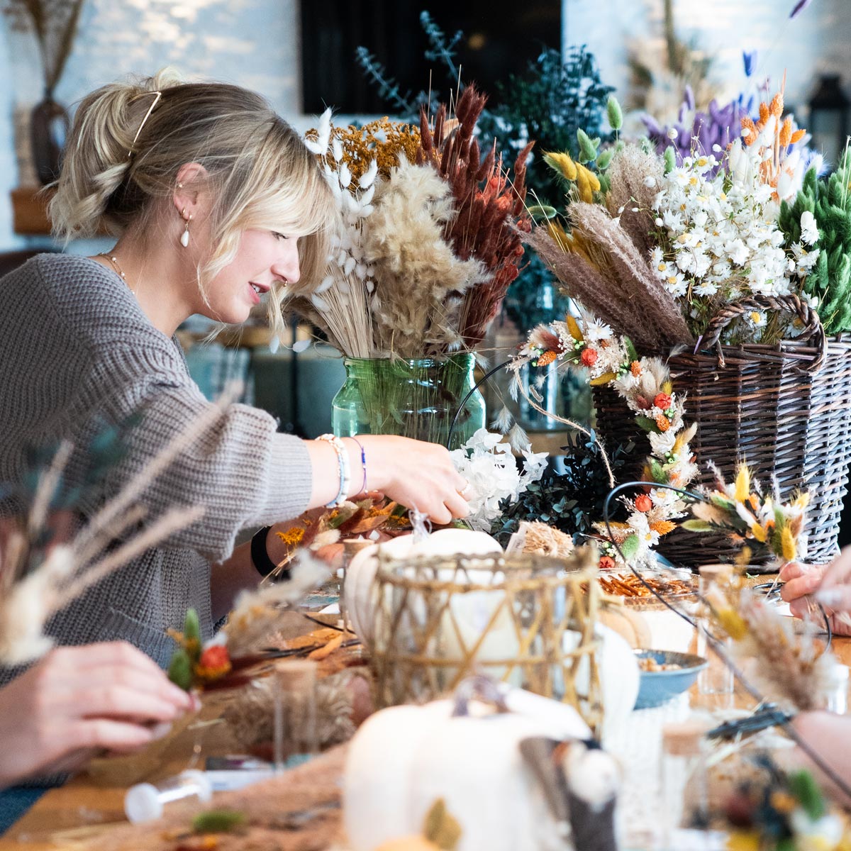 Herbstgold | Loop binden im Farbenspiel der Saison