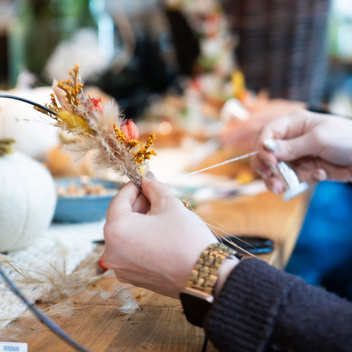 Herbstgold | Loop binden im Farbenspiel der Saison
