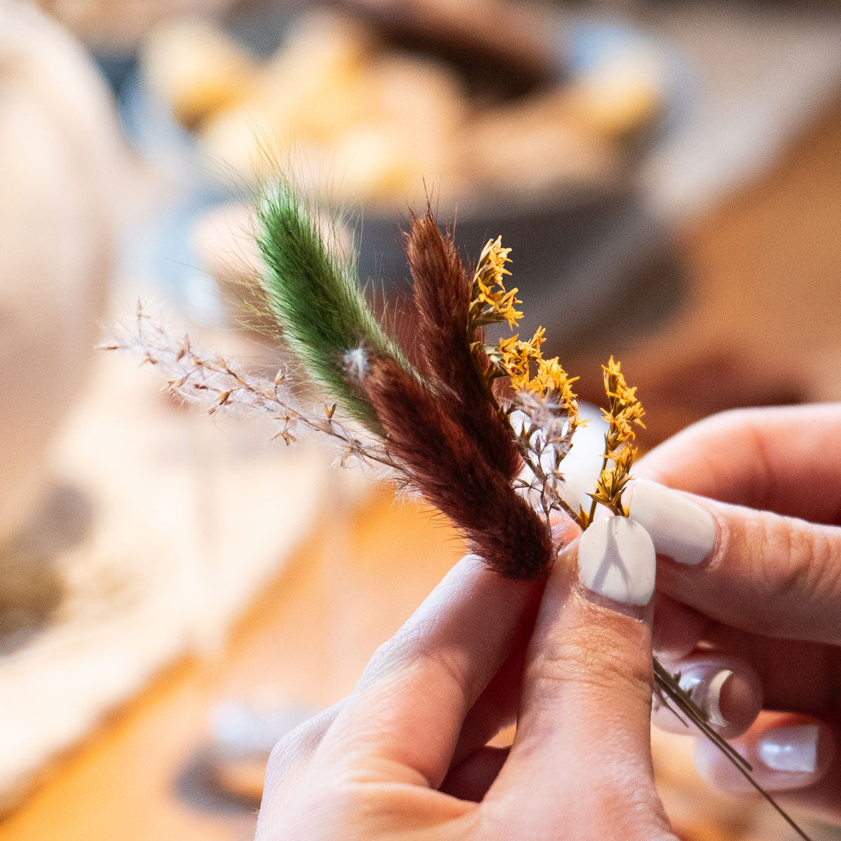 Herbstgold | Loop binden im Farbenspiel der Saison