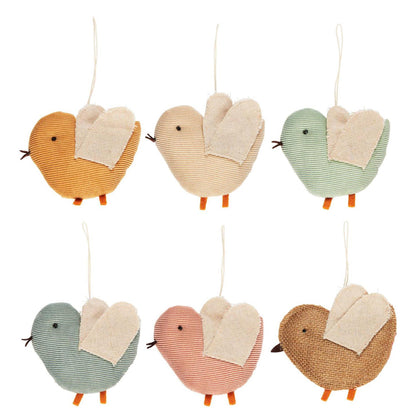 Vogel | Ib Laursen | Stoffanhänger | 6 Farben