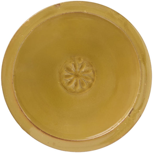 Schale mit Blume mustard | Dekoschale