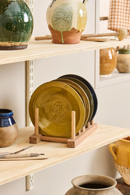 Schale mit Blume mustard | Dekoschale