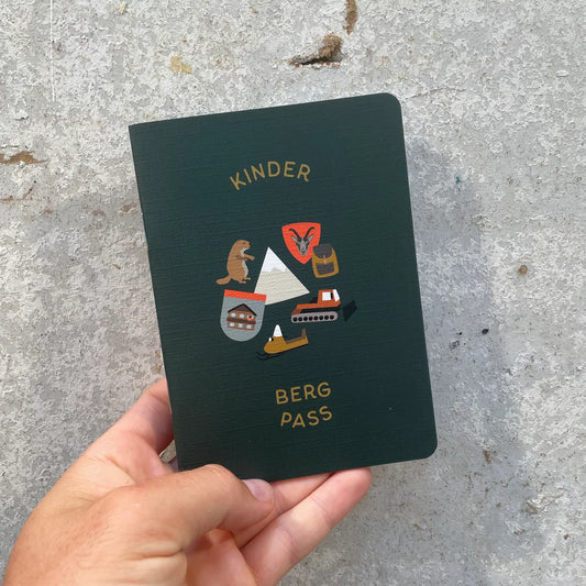 Kinder Bergpass | Mitmachbuch
