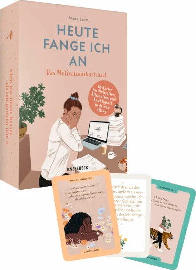 Heute fange ich an | Knesebeck| Motivations- Kartenset