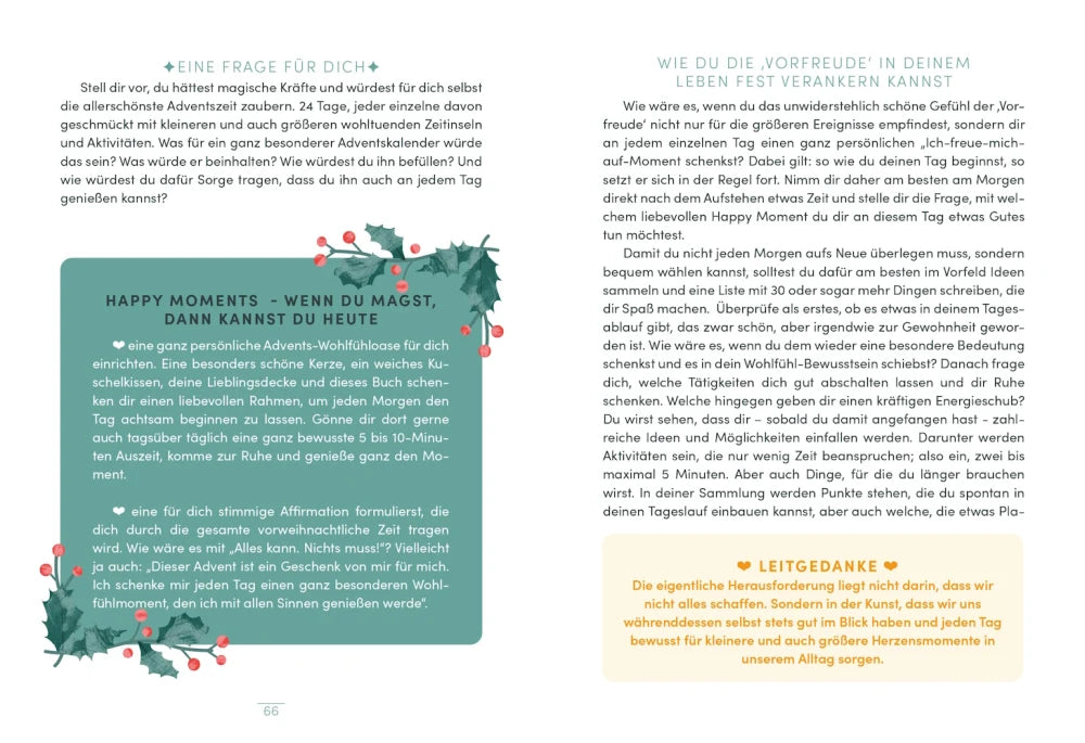 Dein Advent - 24 Glücksmomente nur für dich | Ratgeber