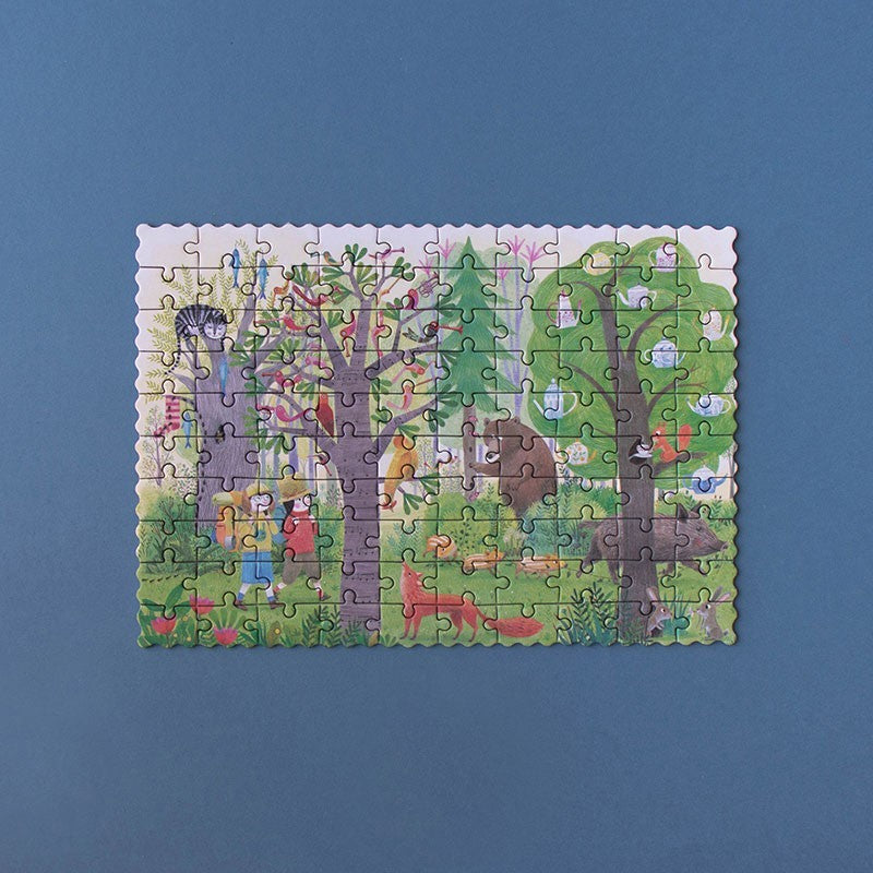 Tag und Nacht im Wald | Puzzle