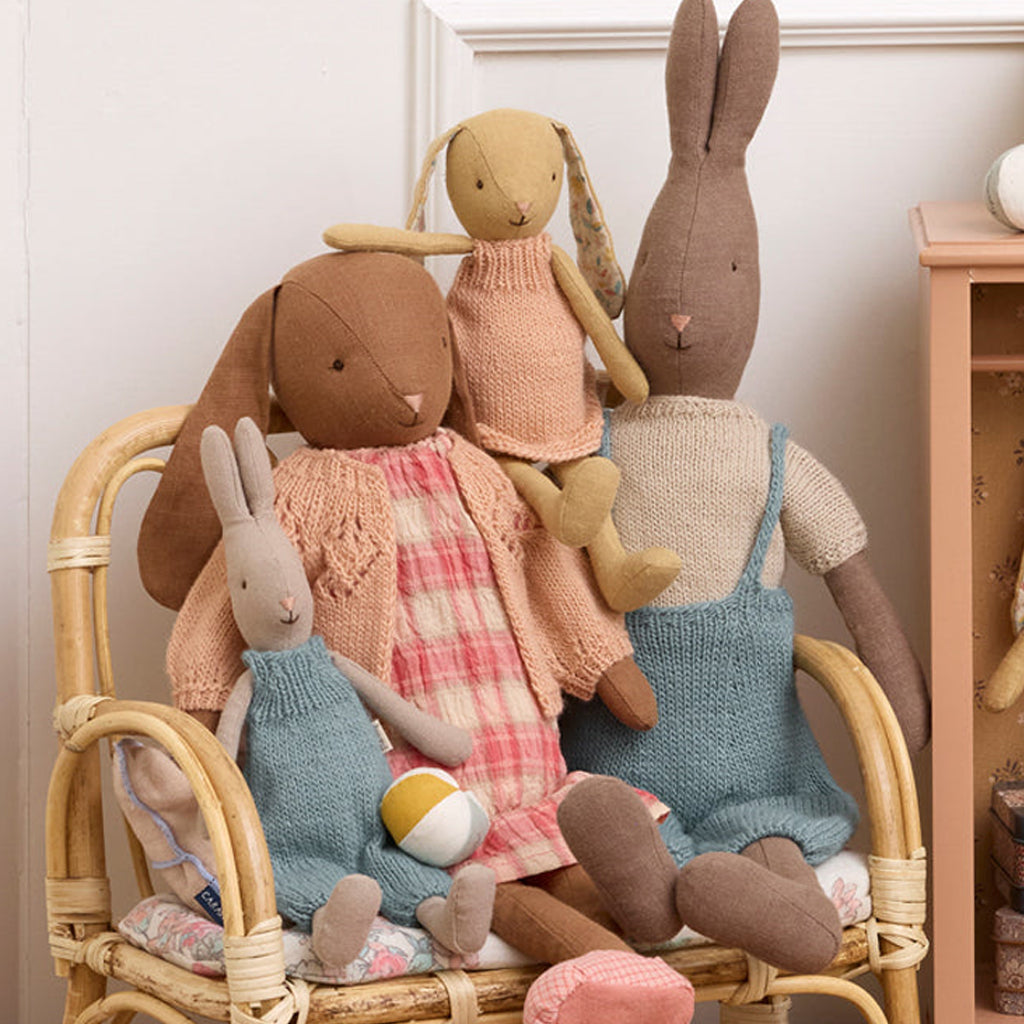 Kaninchen mit Overall | Maileg | Kuscheltier