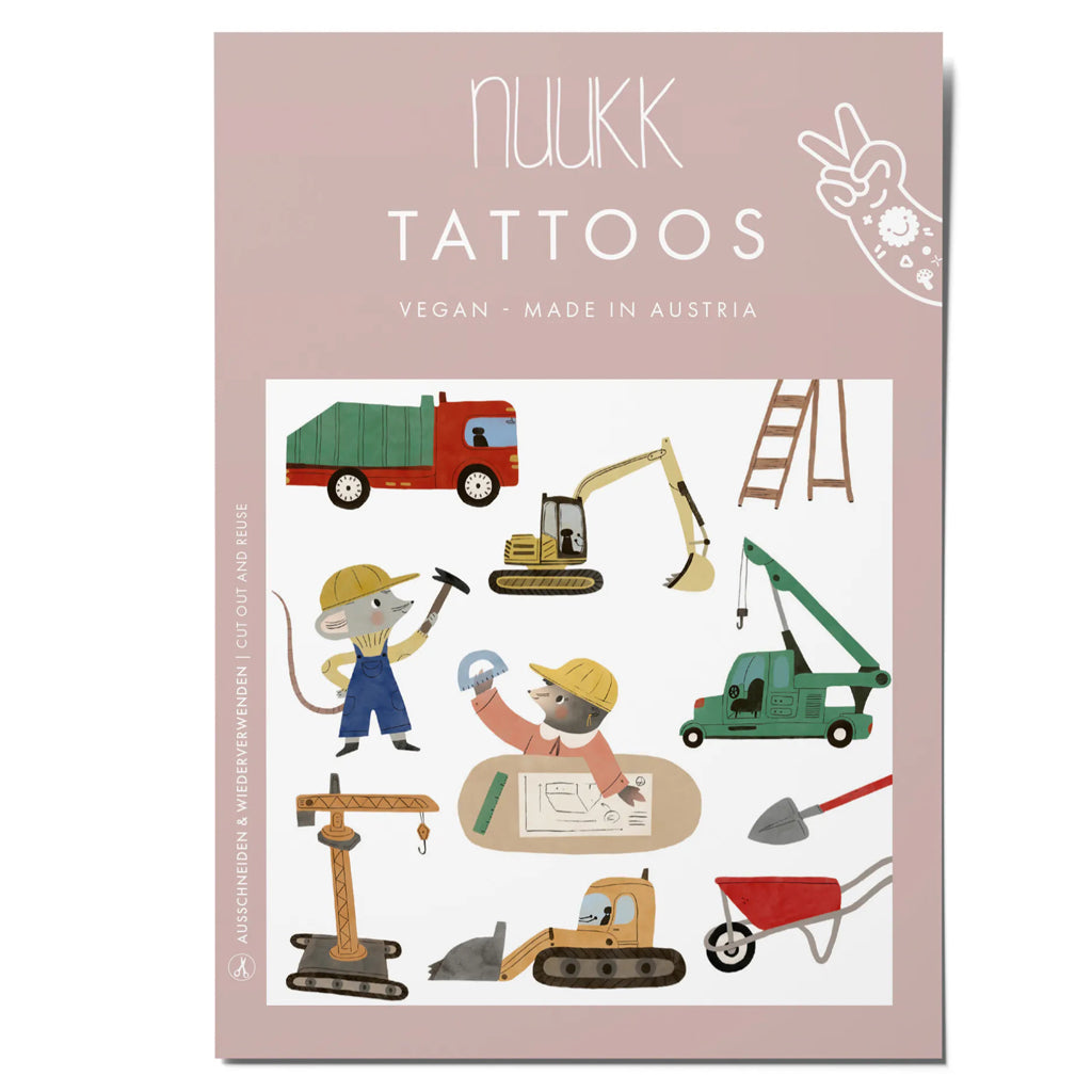 Kindertattoos Fahrzeuge | nuukk | 6 Varianten