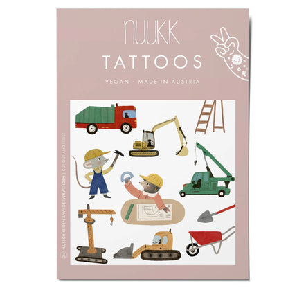 Kindertattoos Fahrzeuge | nuukk | 6 Varianten