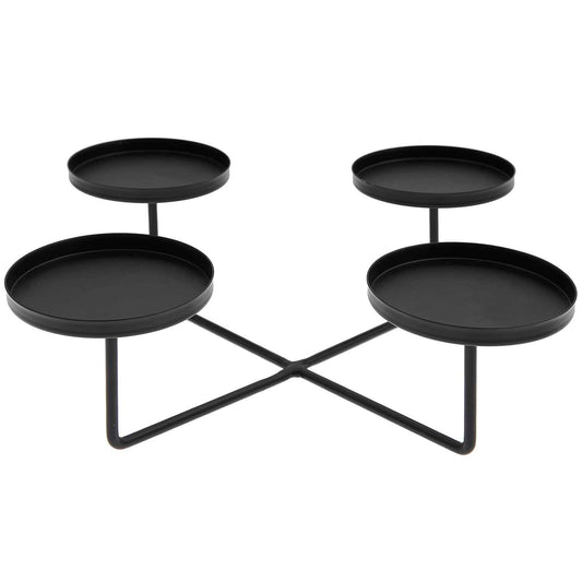 Kerzenhalter Metall für 4 Stumpenkerzen | Kerzenständer