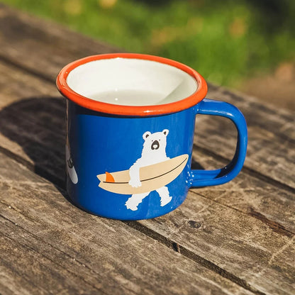 Kleine Emaille Tasse | Roadtyping | 4 Varianten