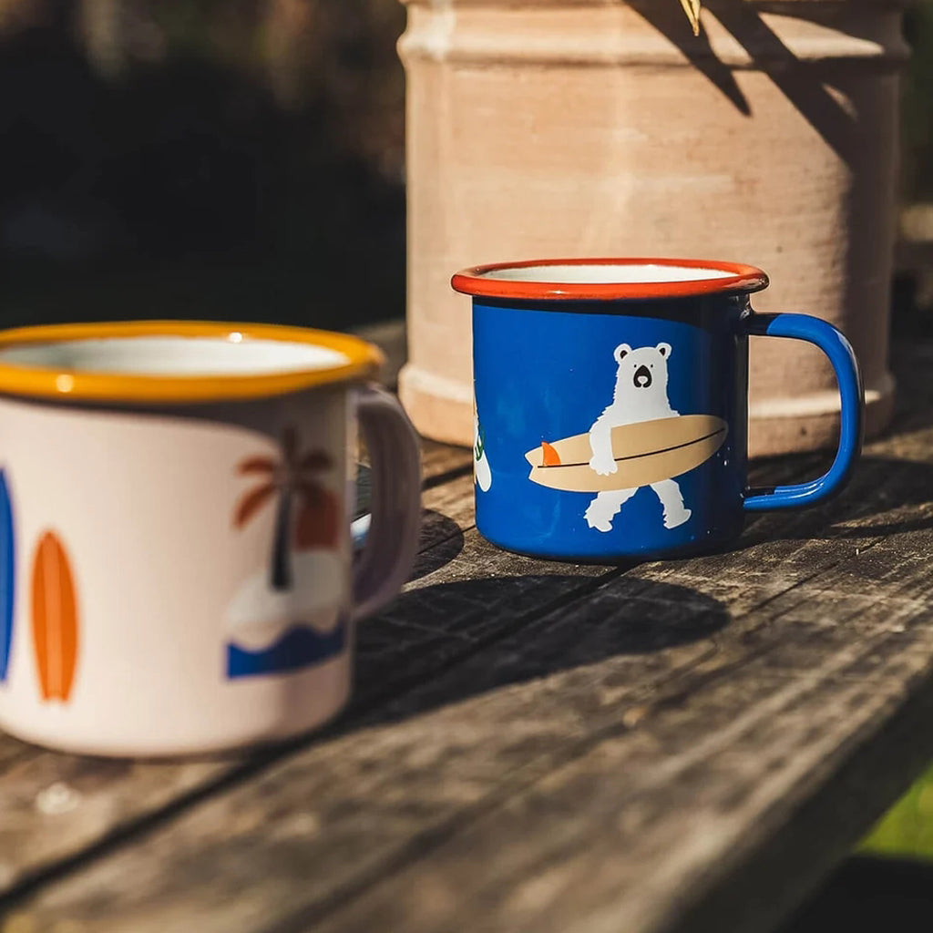 Kleine Emaille Tasse | Roadtyping | 4 Varianten