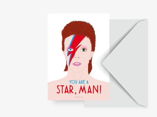 Star man | Postkarte