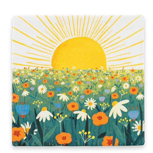 The Sun Will Shine on You | StoryTiles | Handgefertigte Keramikfliesen