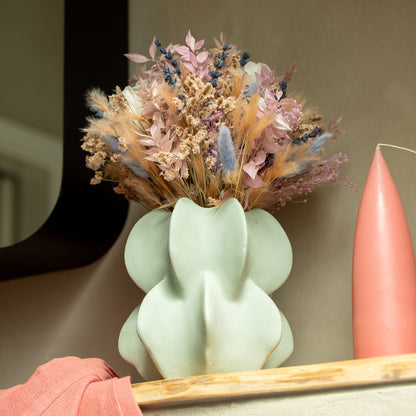 Sommar | Feder&Konfetti | handgebundener Trockenblumenstrauß